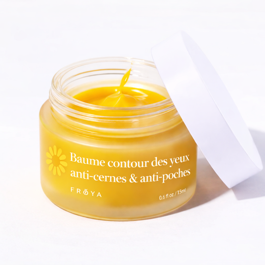 Baume contour des yeux hyper puissant contre les cernes et les poches